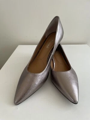 Elegante J.Renee Metálico Oro Rosa Tacones Zapatos de Vestir Cómodos 8M Foto 1 de 4