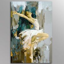 Modern Canvas Wall Art Print Dancing Girl  Painting Home Decor Picture Unframed