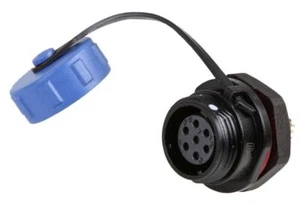 PRO ELEC - Circular Threaded Panel Mount Connector Socket, 7-Pole, IP68 - Picture 1 of 1