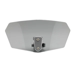 Motorrad Windschutzscheibe Windschild Verlängerung Grau Einstellbar Universal - Bild 1 von 5