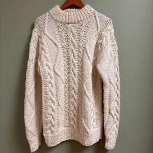 Vintage Portuguese Connection Herren Fischer Pullover Gr. * S Grobstrick dick Zopfmuster - Bild 1 von 11
