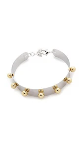 Joomi Lim Damen Silber Gold Metall Kugeln Halskette Neu ohne Etikett 215 - Bild 1 von 12