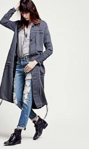 Free People Menswear Linen Duster XS - Picture 1 of 12