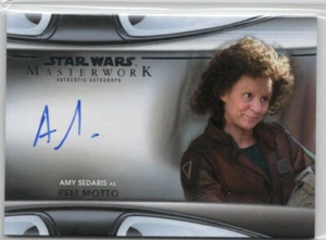 Star Wars Masterwork 2021 Auto Autograph Card MWA-AS Amy Sedaris as Peli Motto - Picture 1 of 1