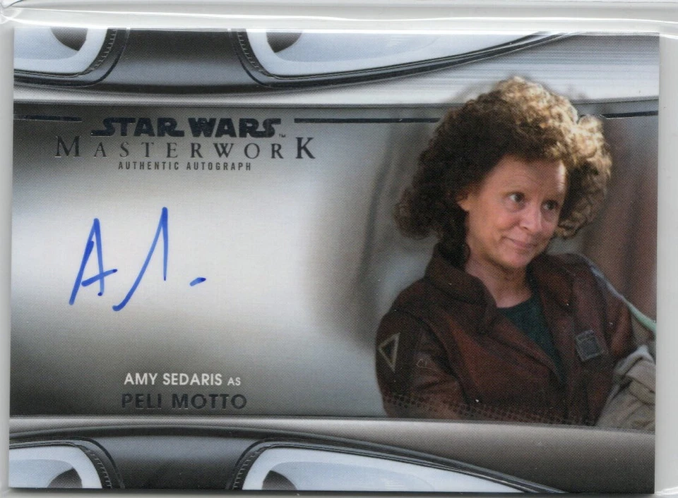 Star Wars Masterwork 2021 Auto Autograph Card MWA-AS Amy Sedaris as Peli Motto - Image 1 of 1