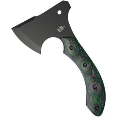 Hacha de hoja fija BucknBear Tactical Army negra/verde acero D2 BNB10054AX Foto 1 de 3