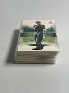 2004 UPPER DECK SP AUTHENTIC GOLF CARD SET COMPLETE 1-37 Tiger Woods NM-MT - Picture 1 of 21