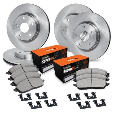 For Dodge Magnum 06-08 R1 Concepts Front & Rear Brake Kit w Super Duty Pads Foto 1 de 2