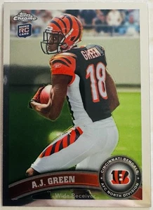 Topps Chrome A.J. 2011 Green RC Cincinnati Bengals #150 - Imagen 1 de 2