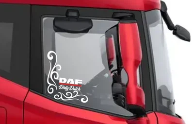 Pegatinas para camiones DAF estilo eje Daf pegatinas para ventanas cabina de camión cualquier color Xf Xg - Imagen 1 de 3