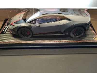 LAMBORGHINI HURACAN STERRATO 1/18 Grigio Vulcano MR COLLECTION MODELS LAMBO057F - Immagine 1 di 4