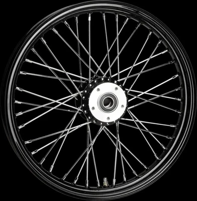 Rueda delantera HD negra disco único 40 radios 16 X3,5 Harley Heritage Softail 86-96 Foto 1 de 4