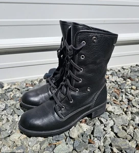 Clarks Reunite Goretex Leder Kunstfell gefüttert Kampfstiefel Wandern Camping Herbst 8 - Bild 1 von 15
