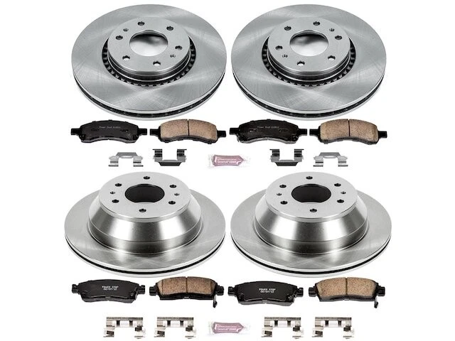 2006 - 2007 年别克 Rainier NG122SF 前后制动垫和转子套件 — 第 1/1 张图片