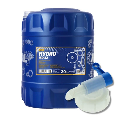 20 (1x20) Liter MANNOL Hydro ISO 32 / HLP 32 Hydrauliköl mit Auslaufhahn - Bild 1 von 3
