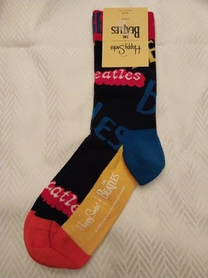 Happy Socks The Beatles Crew Socks Men's Size 8-12, Women's Size 10-12.5  - Image 1 of 4