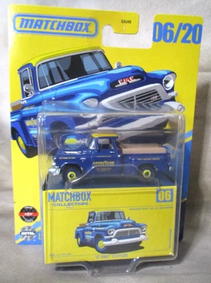 Matchbox Collectors series Goodyear 1957 GMC Stepside Pickup  1/64 scale diecast - Image 1 of 4