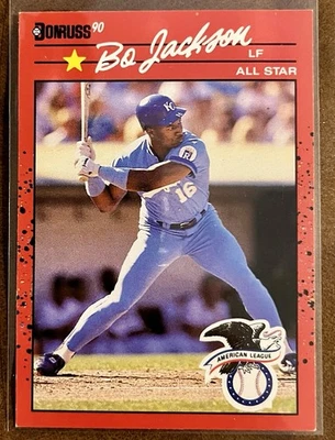 1990 Donruss Bo Jackson #650 All-Star Game Performance - Image 1 of 2