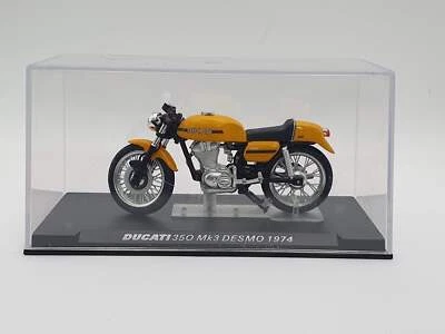 Moto Ducati 350 Desmo Edicola 1/24 Giallo - Immagine 1 di 4