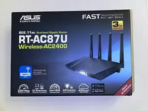 ASUS RT-AC87U 802.11ac dual-band router Wireless-AC2400 ottimo per VPN service - Foto 1 di 7