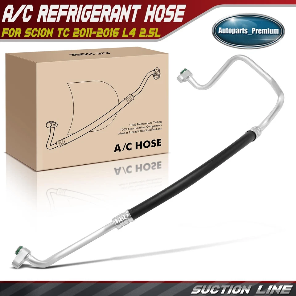 Manguera de línea de succión de aire acondicionado para compresor a evaporador Scion tC 2011-2016 L4 2,5 L Foto 1 de 4