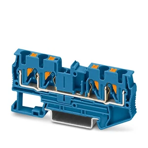 10pcs PT4 3211802 PT 4 -QUATTRO BU - Feed-through terminal block PHOENIX - Picture 1 of 2