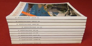 Architectural Digest Magazine 1992 x10 Jan Feb Mar May June July Aug Sep Oct Nov - Picture 1 of 3