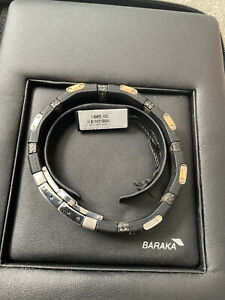 BARAKA Bracelet Rubber Gold /w Box $1700