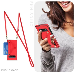 Crossbody Phone Case & Wallet for Samsung Galaxy S10e,Wallet Stand Case - Picture 1 of 13