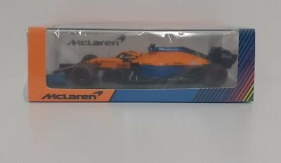 DIECAST 1:43 MODELLO AUTO F1 SPARK MCLAREN MERCEDES LANDO NORRIS 2021 MODELLISMO - Immagine 1 di 4