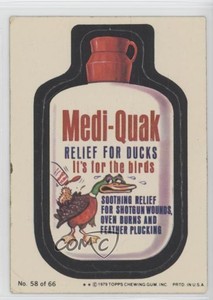 1979 Topps Wacky Packages Rerun Series 1 Medi-Quack (Two Stars) #58.2 0i6