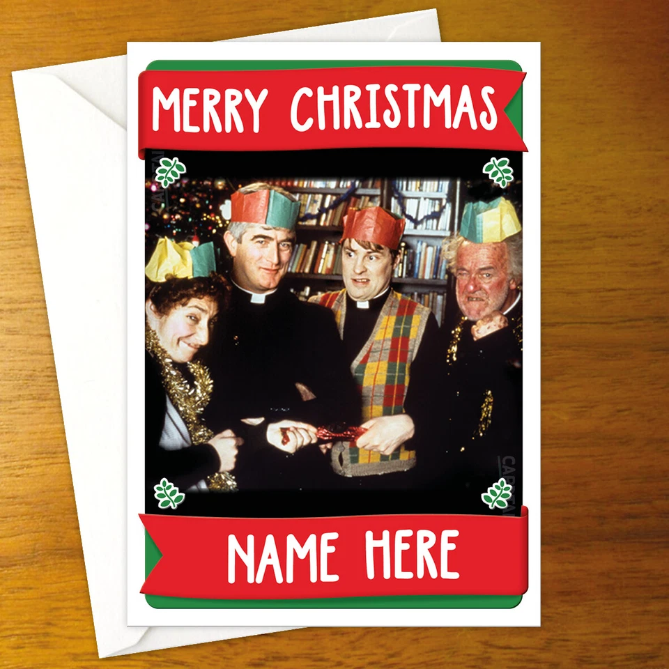 CARDTAILOR FATHER TED Personalised CHRISTMAS Card - personalized xmas holiday jack doyle