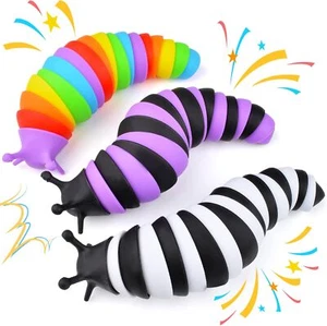 Slug sensory toys, 3 cute items suitable for children with autism - Picture 1 of 7