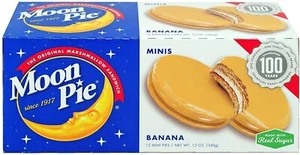 *+.Mini Moon Pies Caja 12ct (Pack de 1) 🍌Plátano•+* - Imagen 1 de 2