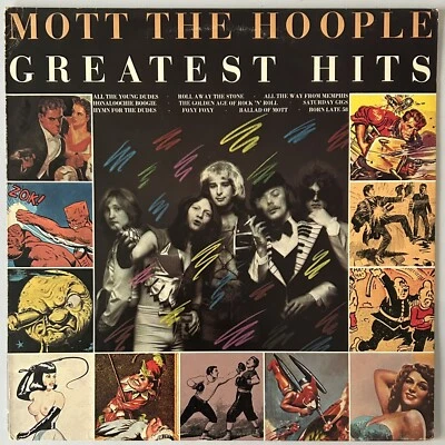MOTT THE HOOPLE - GREATEST HITS - 1976 Vinyl LP Columbia PC-34368 - Image 1 of 4