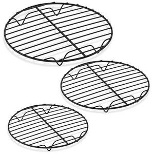 Round Cooling Rack Set of 3 Round Wire Racks for Cooking Baking Fit Air Fryer... - Picture 1 of 7