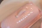 Solid Color Light Peach 1/4 Lb Covered Butter Dish - Estate Find