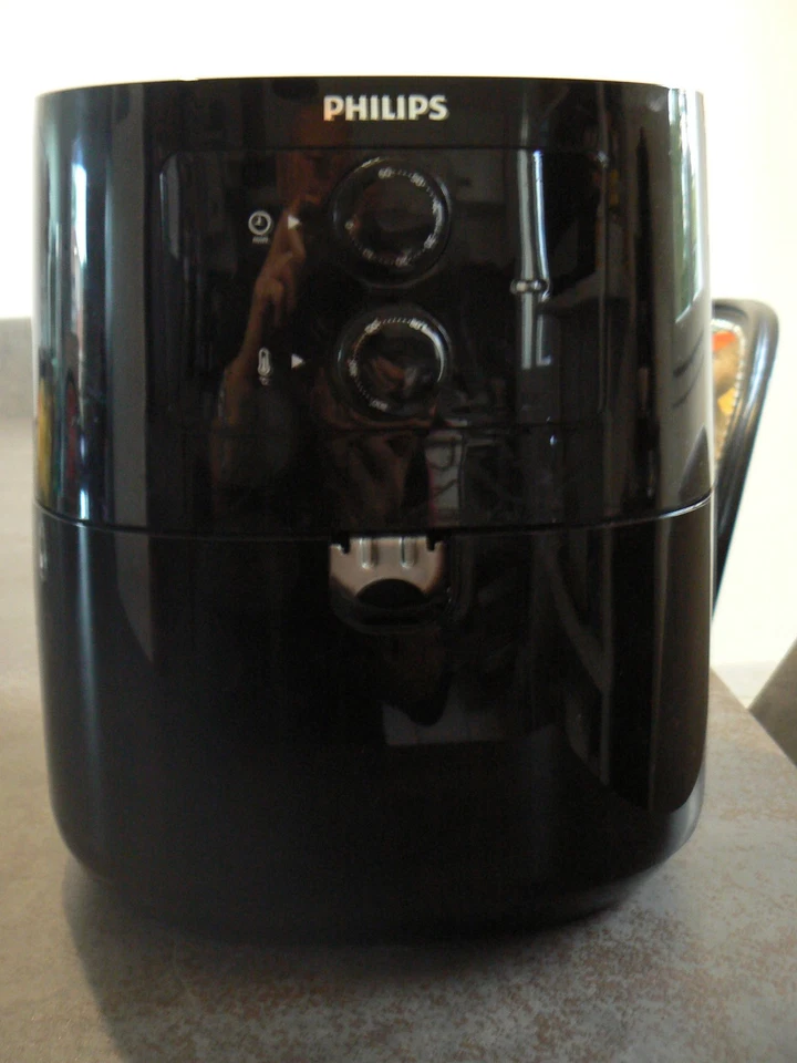 Airfryer Friteuse Sans Huile 4,1L PHILIPS 1400W - HD9200/90 - 4 Personnes - NOIR - Photo 1/4