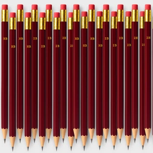 10 Bleistifte Sparpaket HB 2B 2H mittlere Härte zum Schreiben Malen Zeichnen - Picture 1 of 5