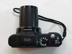 Canon PowerShot SX160 IS 16,0 megapixel fotocamera digitale per RICAMBI/RIPARAZIONE (errore obiettivo) - Foto 1 di 9