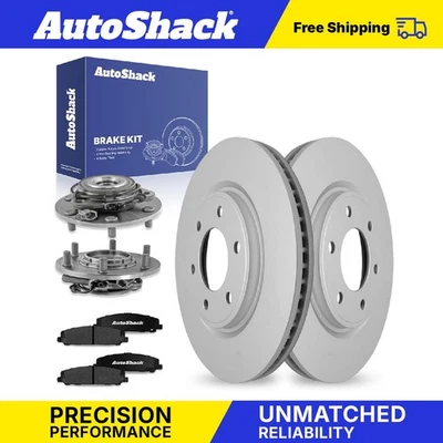 Front Brake Rotors Ceramic Pads Hubs for Nissan Armada 2011-2012 TITAN V8 Foto 1 de 4