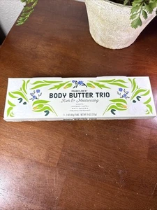 Trader Joe's Body Butter Trio Lavender Gardenia Pineapple Bergamot Limited Ed - Picture 1 of 7