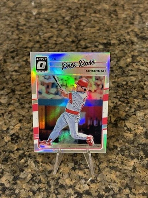 Béisbol óptico Panini Donruss 2017 Pete Rose #162 Holo Silver Prizm Foto 1 de 2