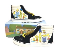 Vans X Sk8 Hi The Simpsons Family 1987-2020 Old NEW School Mens Size 11 IN HAND
