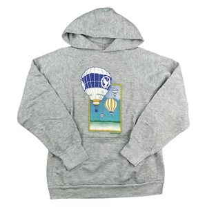 Vintage Greenpeace Hot Air Balloon Hoodie Sweatshirt Shirt Men Large 80s Medium - Picture 1 of 12