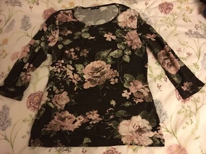 GERRY WEBER DESIGNER Gorgeous jumper UK 16 Brown Green Pink Angora Mix - Picture 1 of 9