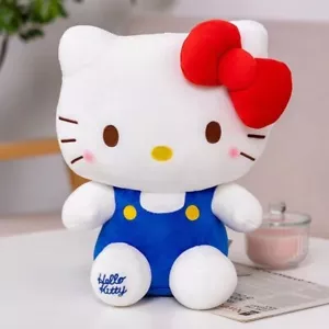 Sanrio Charakter Hello Kitty klassisches blaues Spielzeug Plüschpuppe 15 Zoll (groß) - Bild 1 von 11