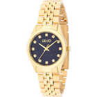 Womens Wristwatch Liu Jo Luxury Tiny Tlj2316 Steel Golden Black Swarovski