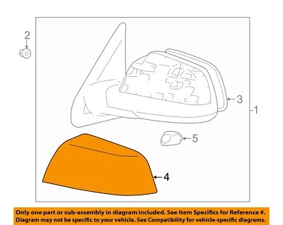 TOYOTA OEM 17-21 Tundra Front Door Outside Mirrors-Outer Cover 879150C060D3 - Image 1 of 2