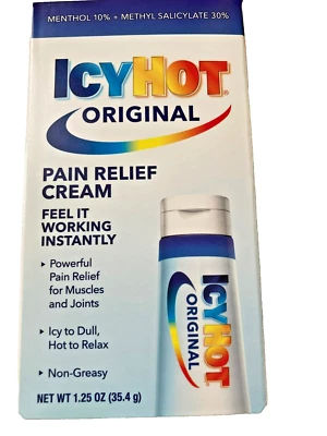 Icy Hot Orignal Pain Relief Cream 1.25 oz Exp. 12/2026 - Image 1 of 4